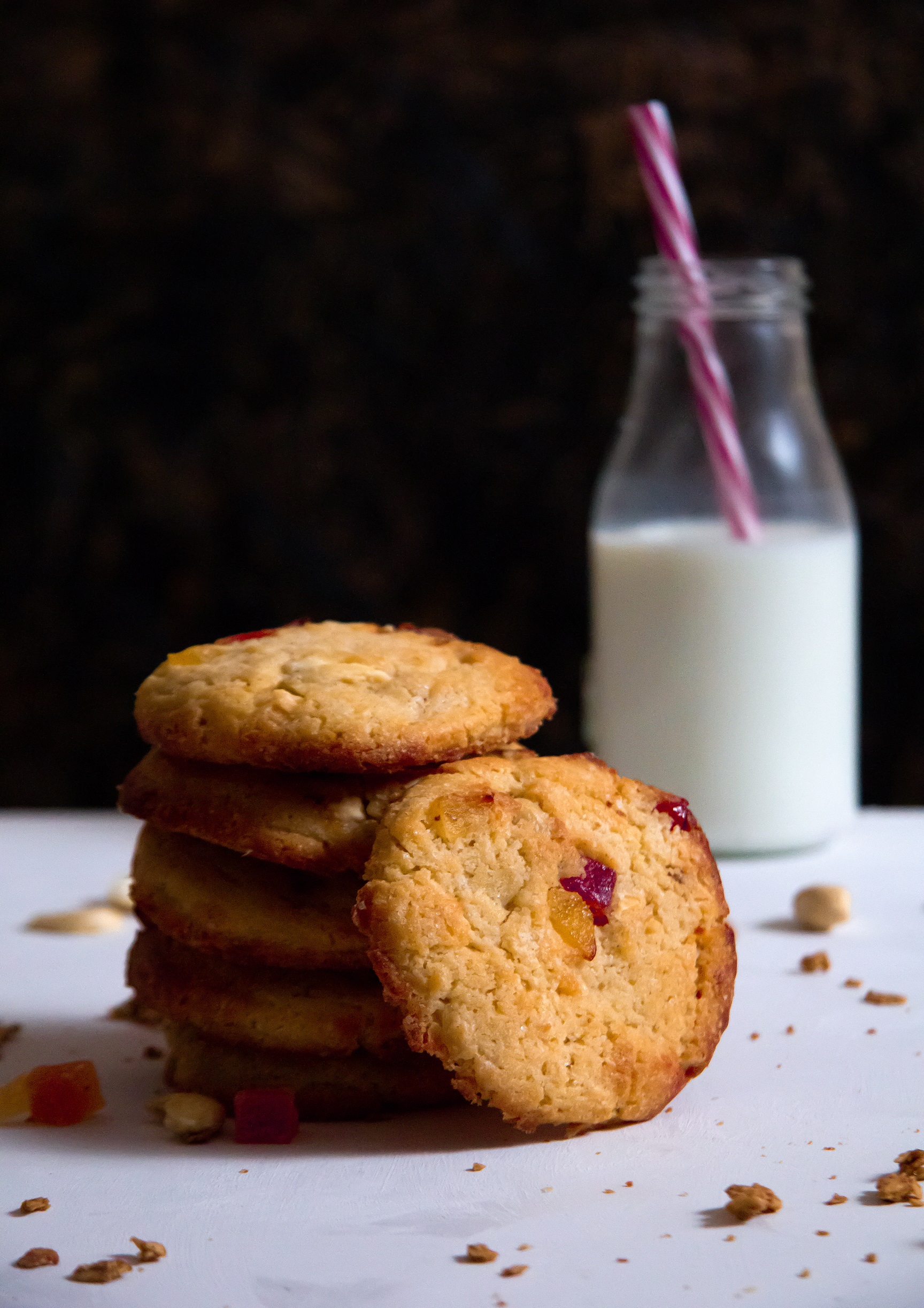 Aszalt Gyümölcsös – Fehér Csokis, soft baked cookies recept